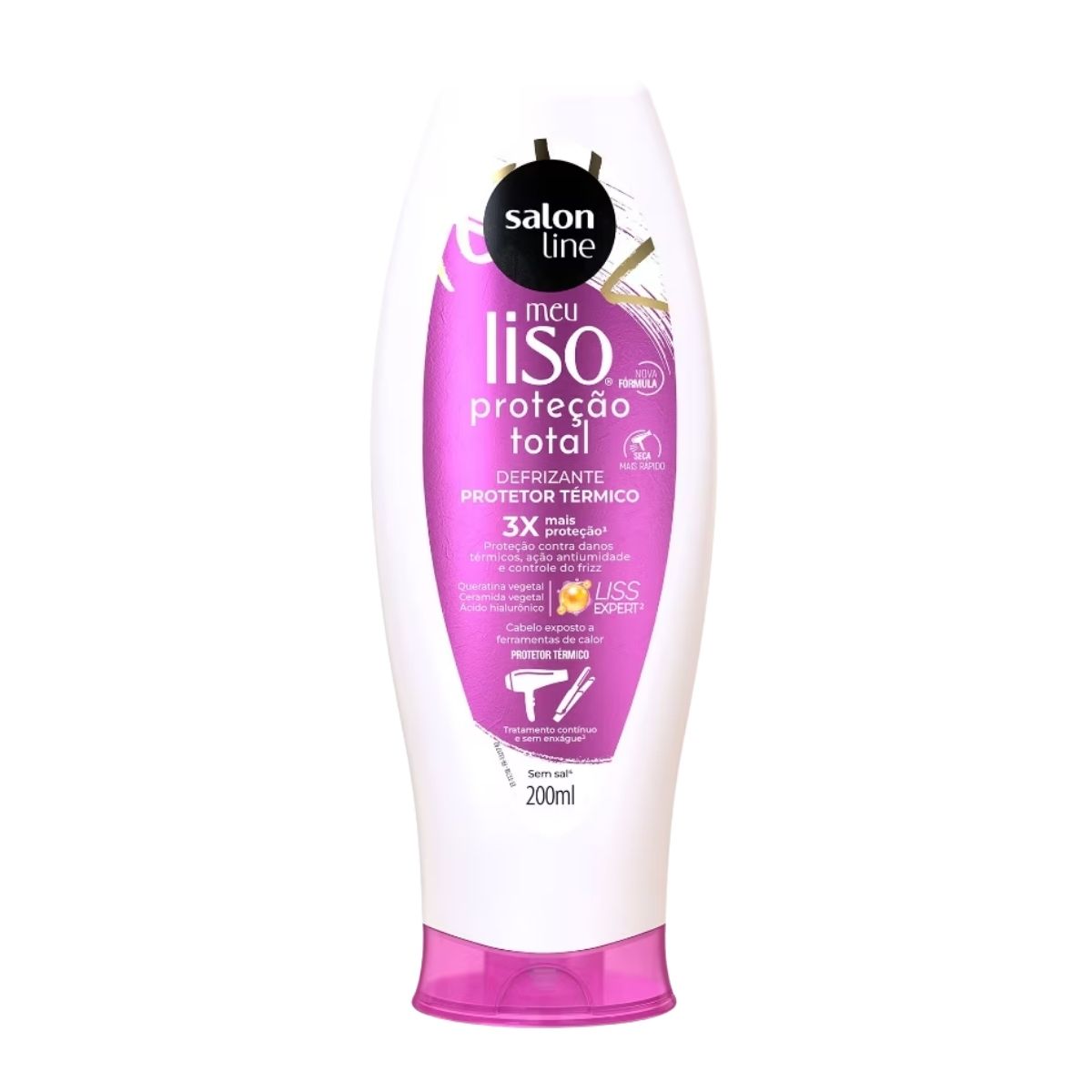 Protetor Térmico Salon Line Meu Liso Proteção Total 200 ml
