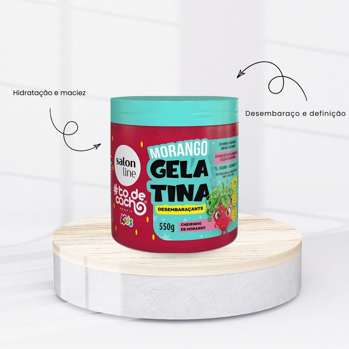 Salon Line #todecacho Kids Morango Gelatina 550 g