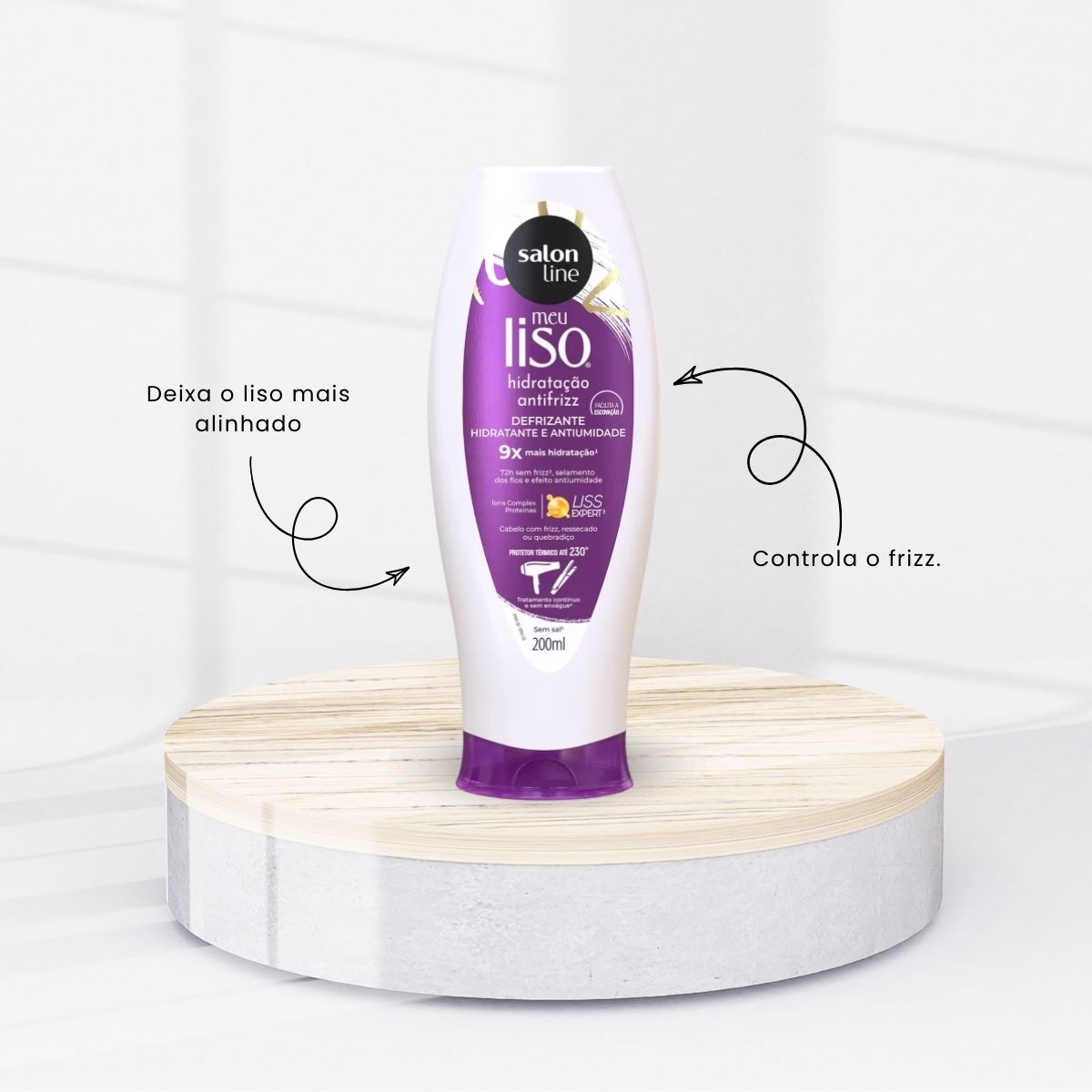 Protetor Térmico Salon Line Meu Liso Antifrizz 200 ml