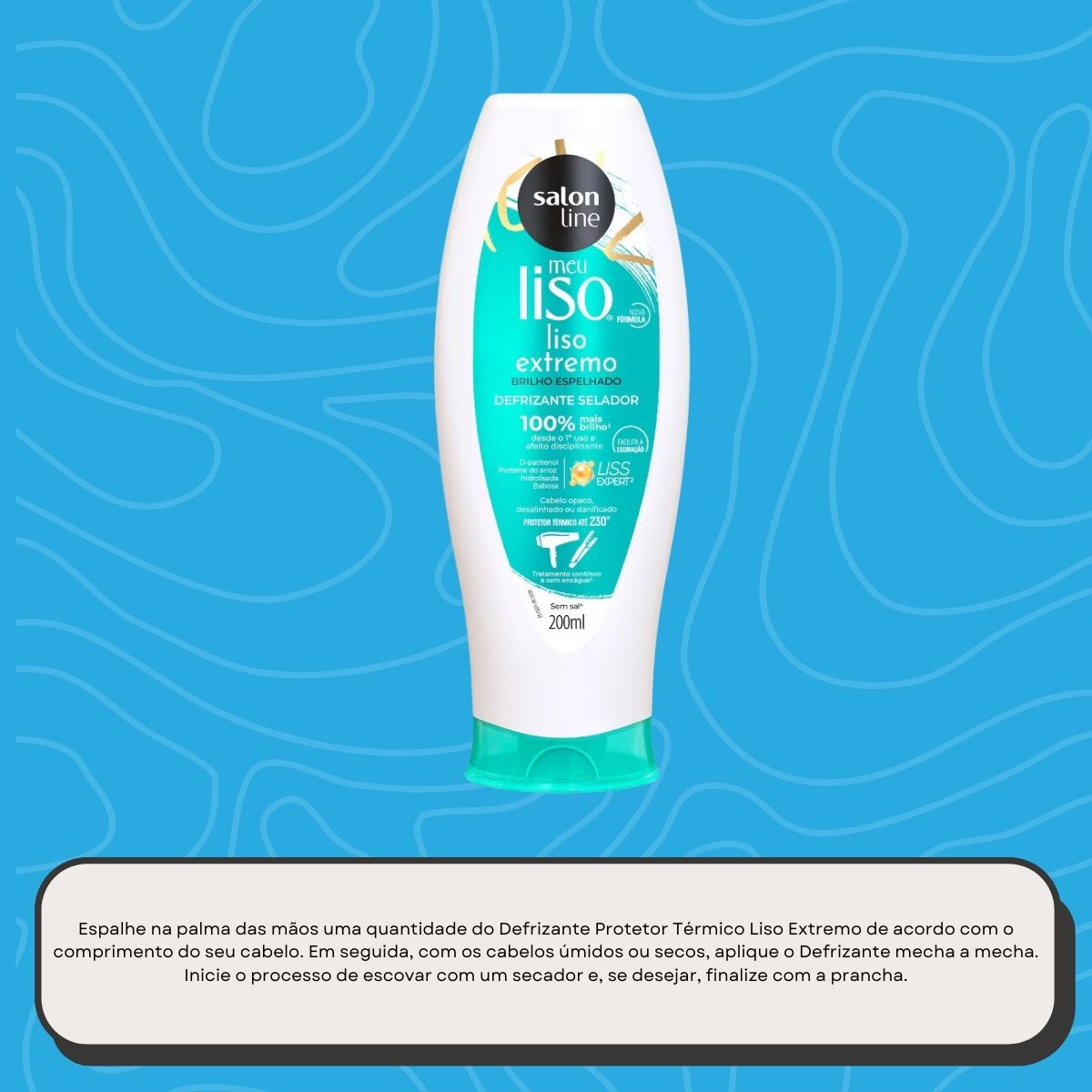 Protetor Térmico Salon Line Meu Liso Extremo 200 ml