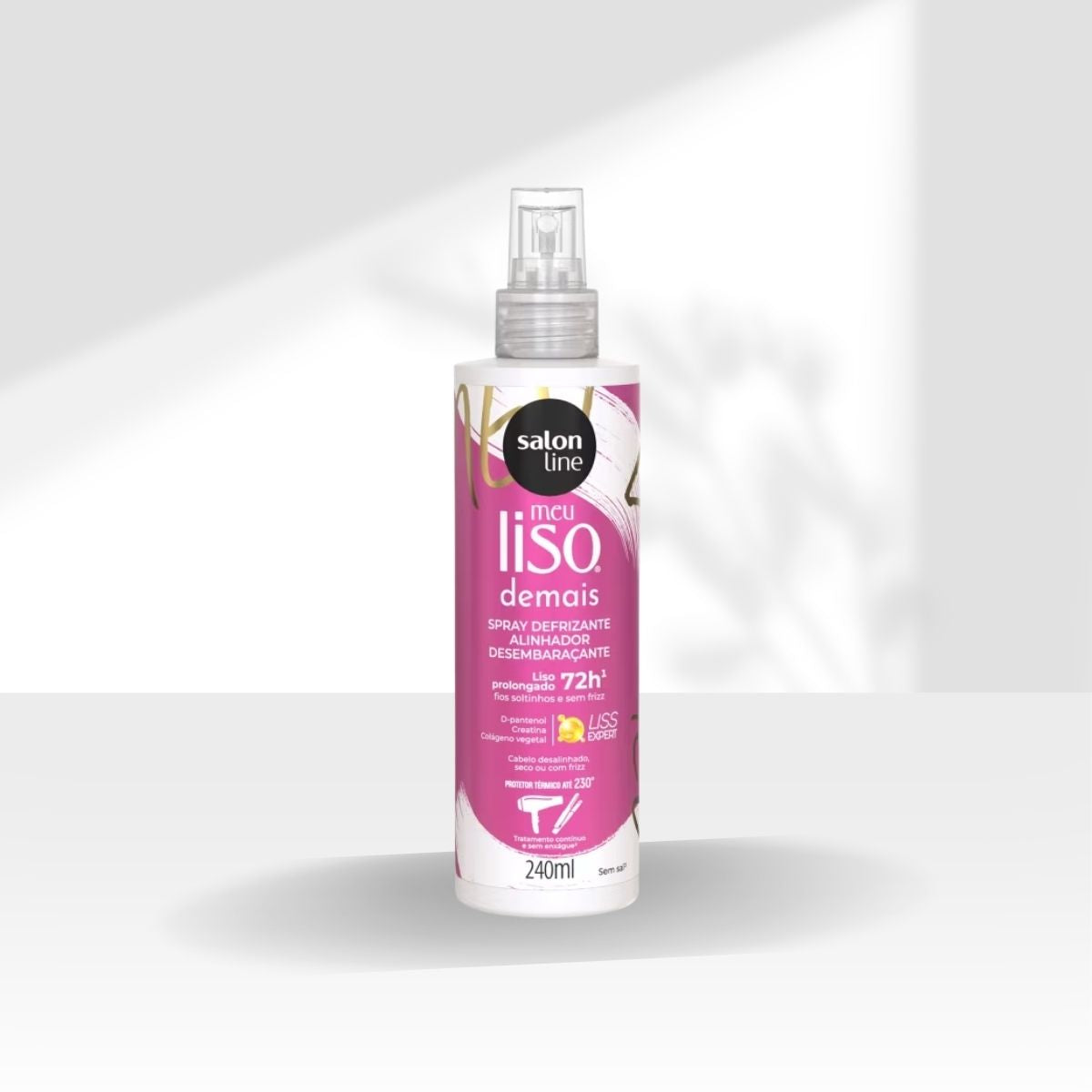 Spray Salon Line Meu Liso Defrizante Protetor Térmico 240 ml