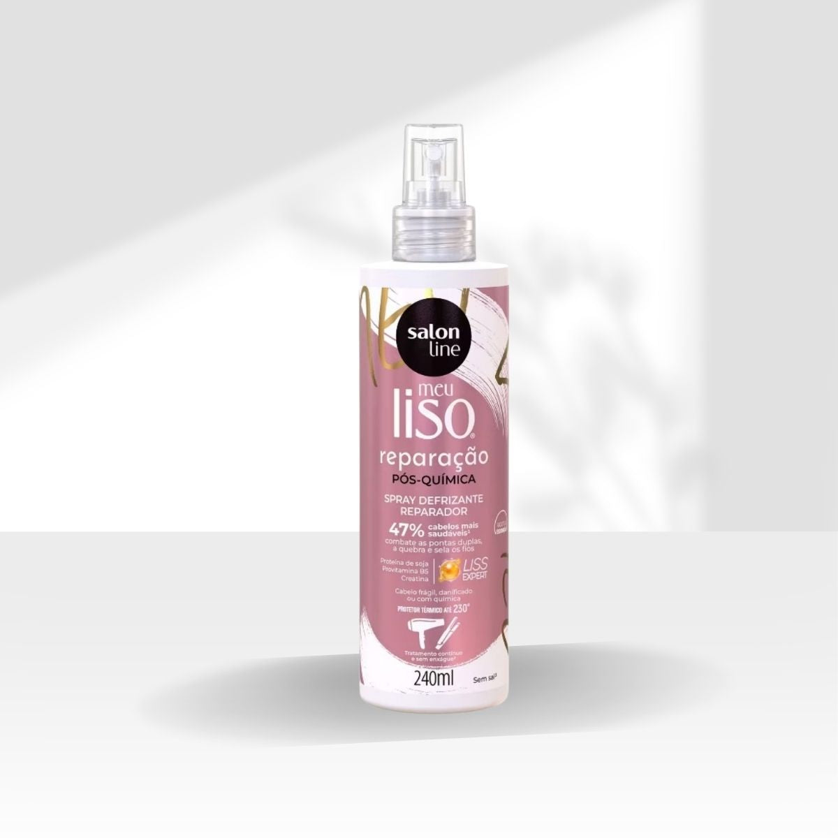 Spray Salon Line Meu Liso Protetor Térmico Reparação 240 ml