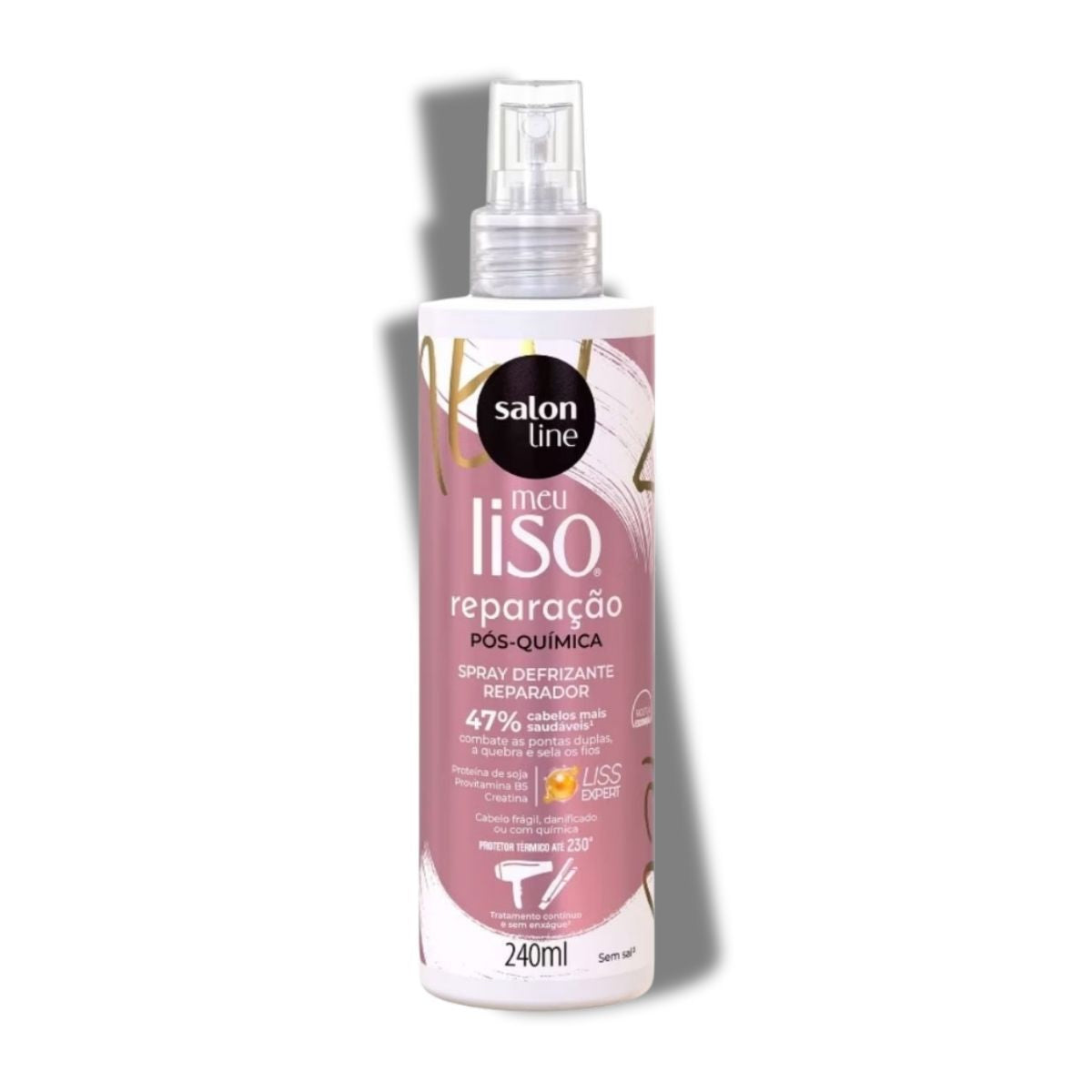 Spray Salon Line Meu Liso Protetor Térmico Reparação 240 ml