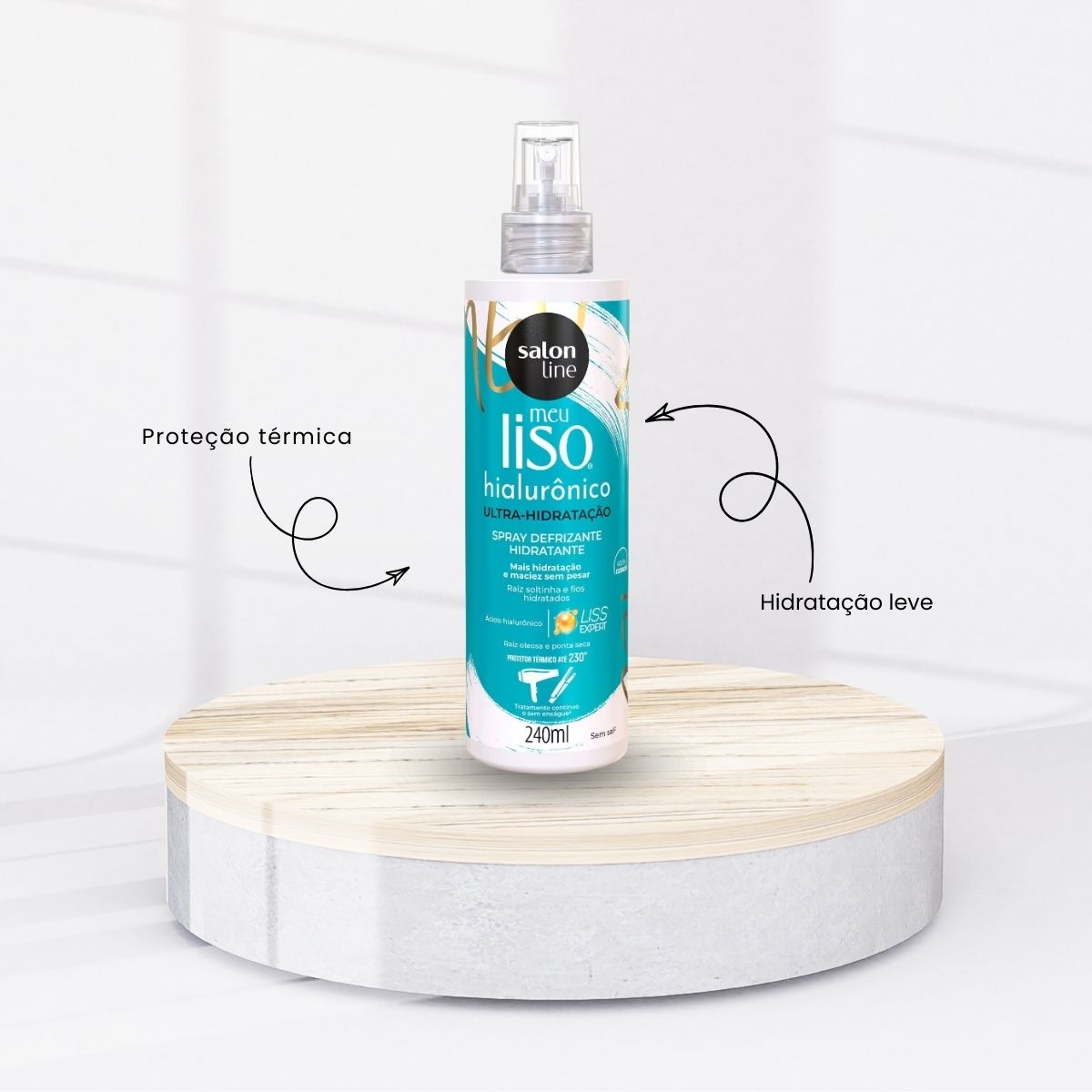 Spray Salon Line Meu Protetor Térmico Hialurônico 240 ml