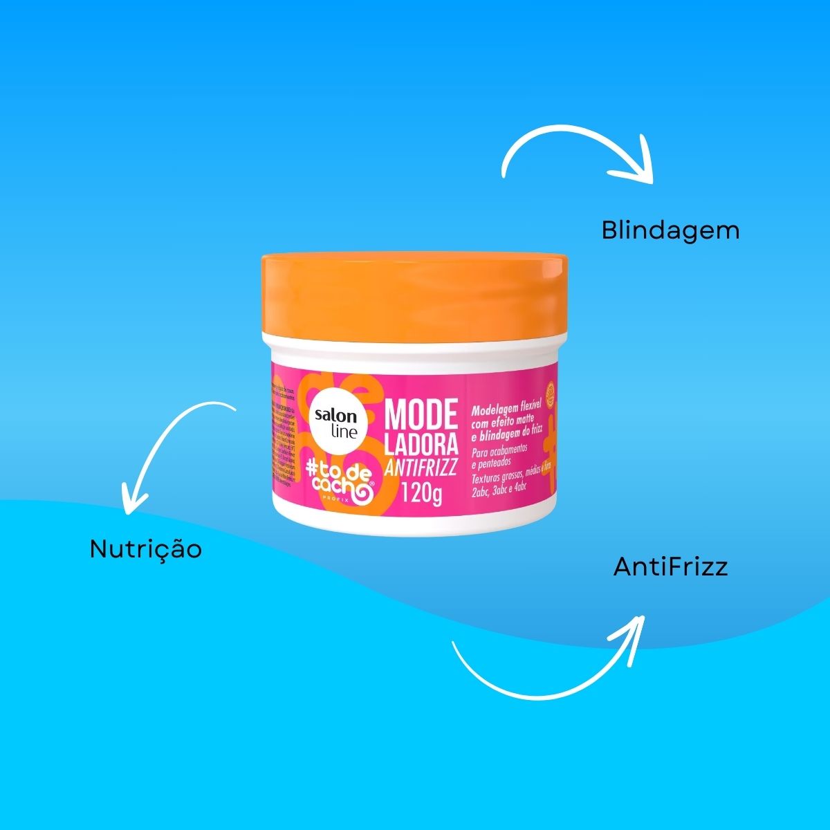 Salon Line #todecacho Modeladora Antifrizz 120 g