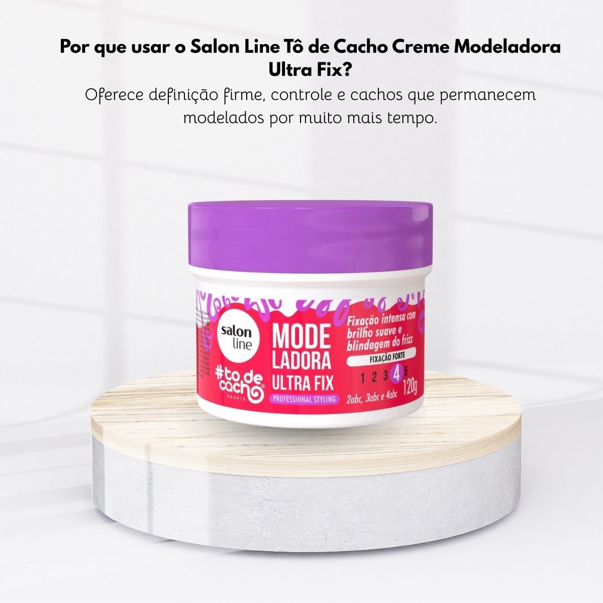 Salon Line #todecacho Modeladora Ultra Fix 120 g