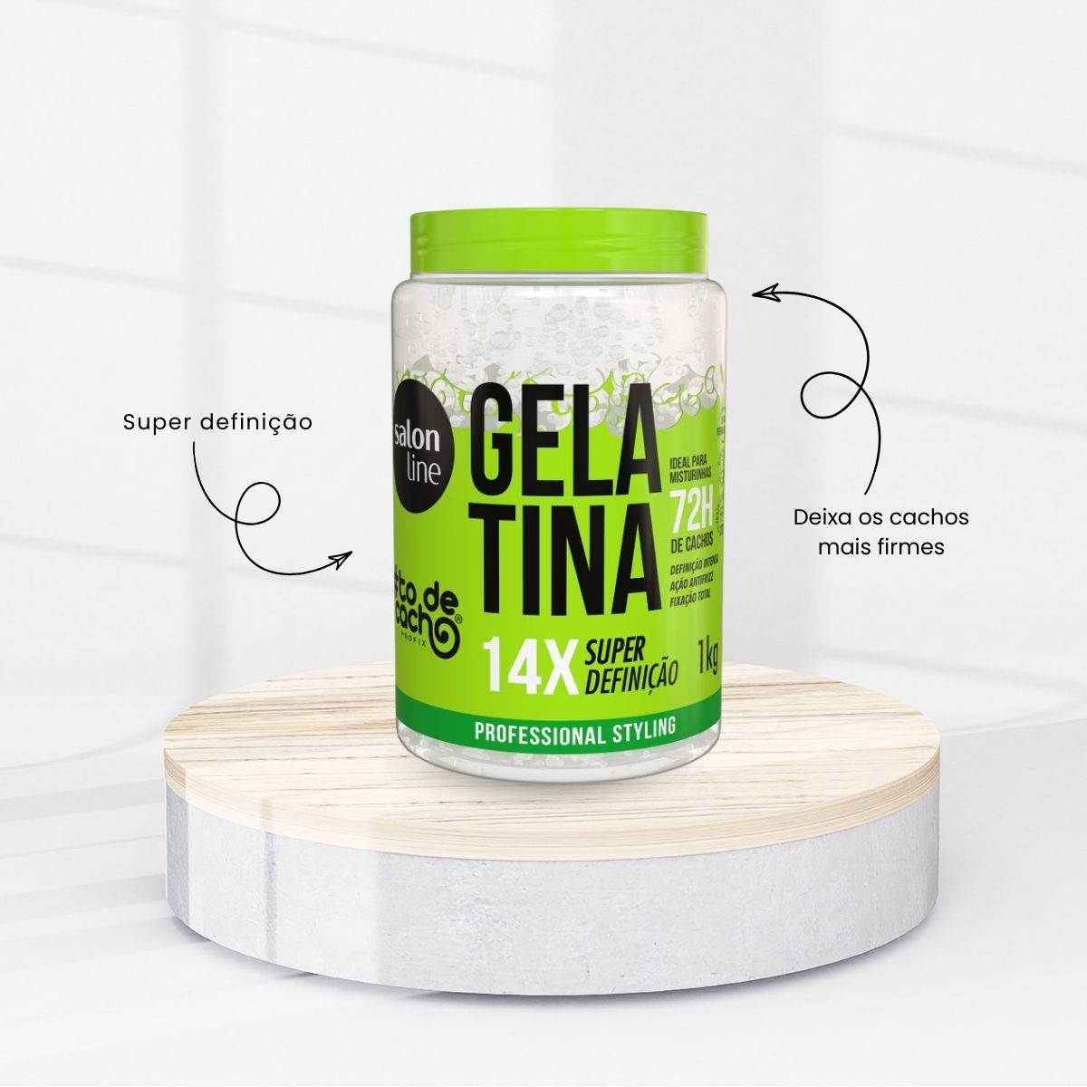 Gelatina Salon Line #todecacho Super Definição 1 Kg
