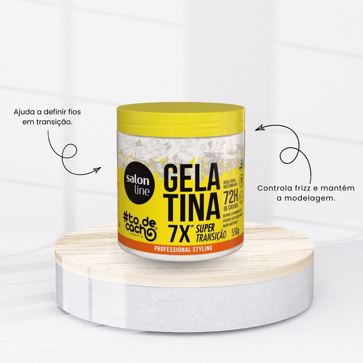 Gelatina Salon Line #todecacho Super Transição 550 g