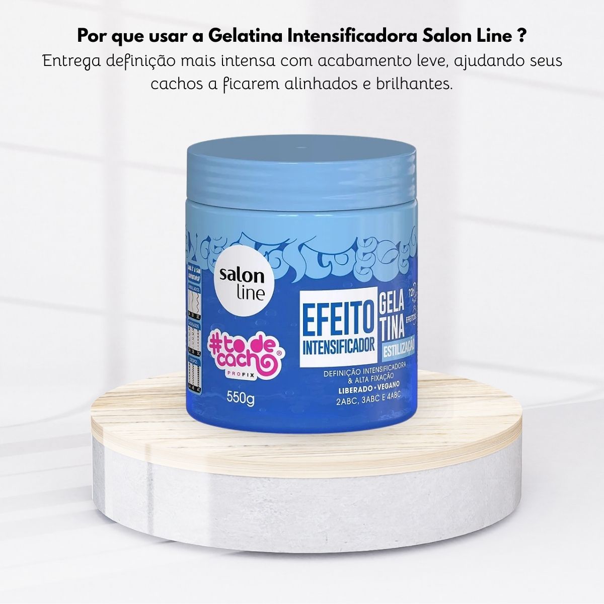Gelatina Salon Line #todecacho Definição Antifrizz 550 g