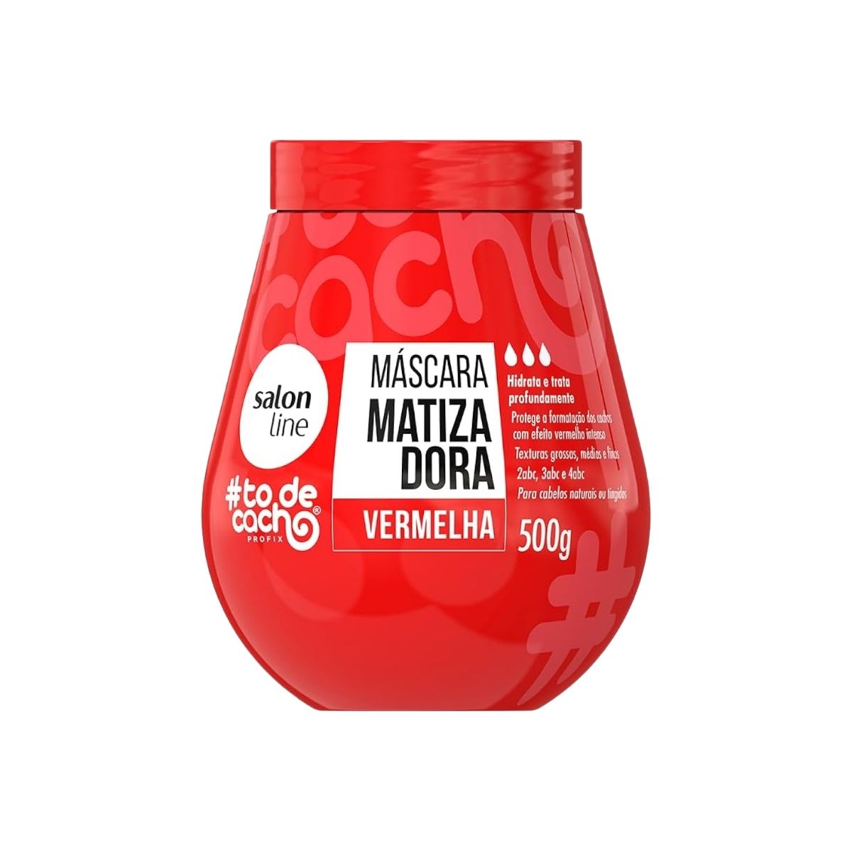 Máscara Matizadora Salon Line #todecacho Vermelha 500 g