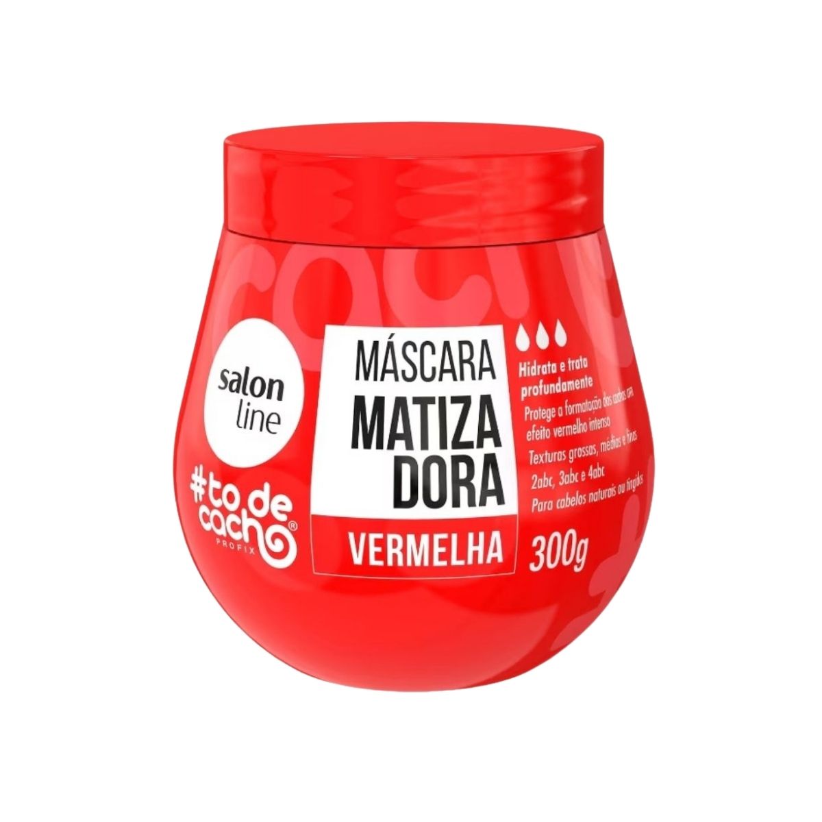 Máscara Matizadora Salon Line #todecacho Vermelha 300 g