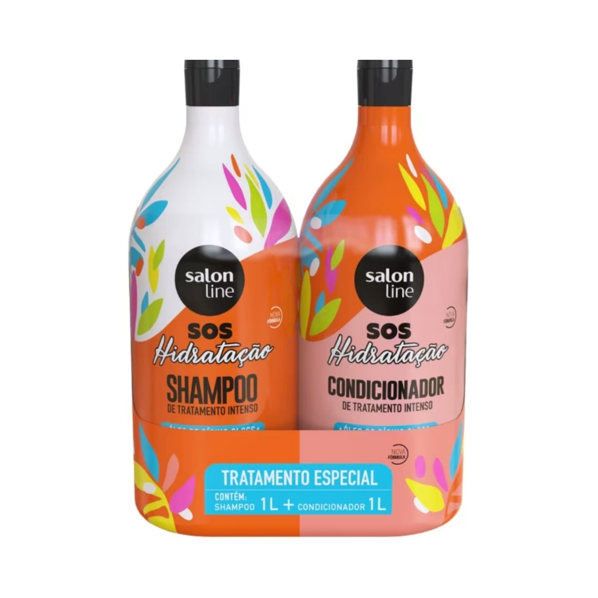 Kit Salon Line S.O.S Hidratação Shampoo e Condicionador 1 Litro