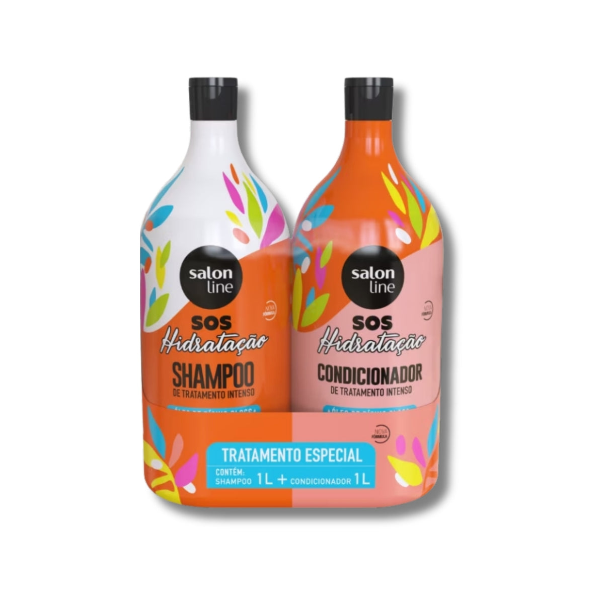 Kit Salon Line S.O.S Hidratação Shampoo e Condicionador 1 Litro