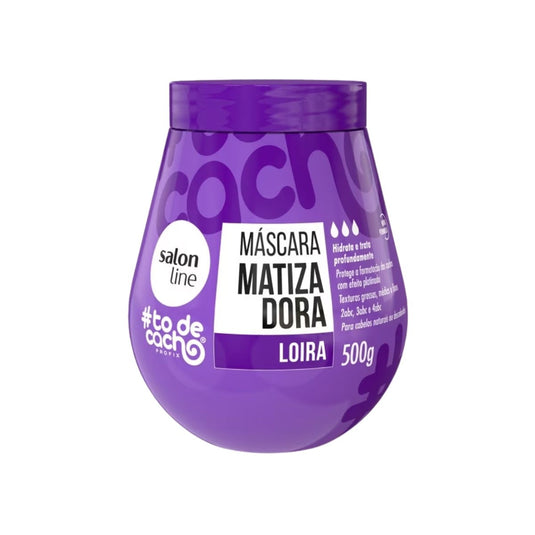 Máscara Matizadora Salon Line #todecacho Loira 500 g