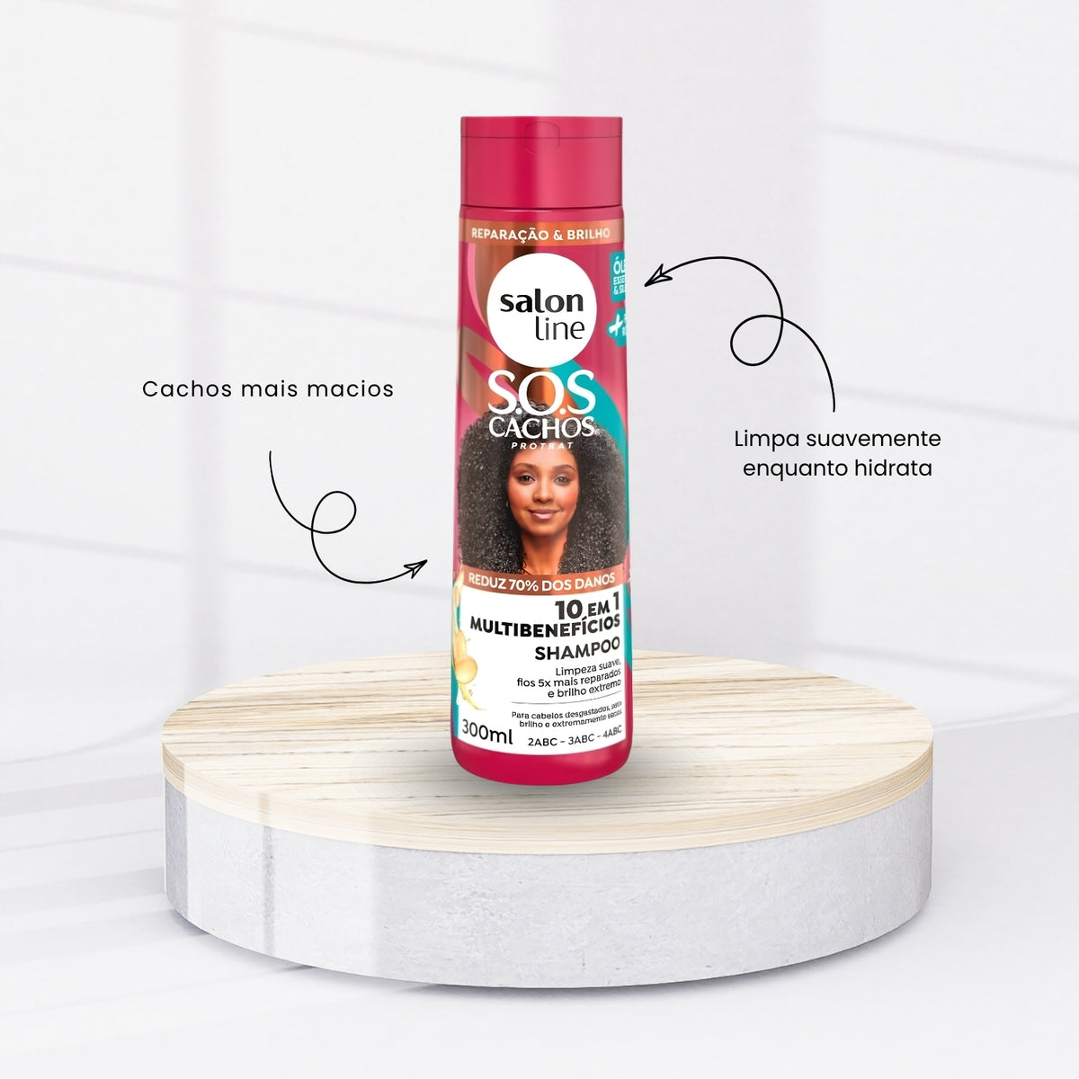 Salon Line S.O.S Cachos Multibenefícios Shampoo 300ml