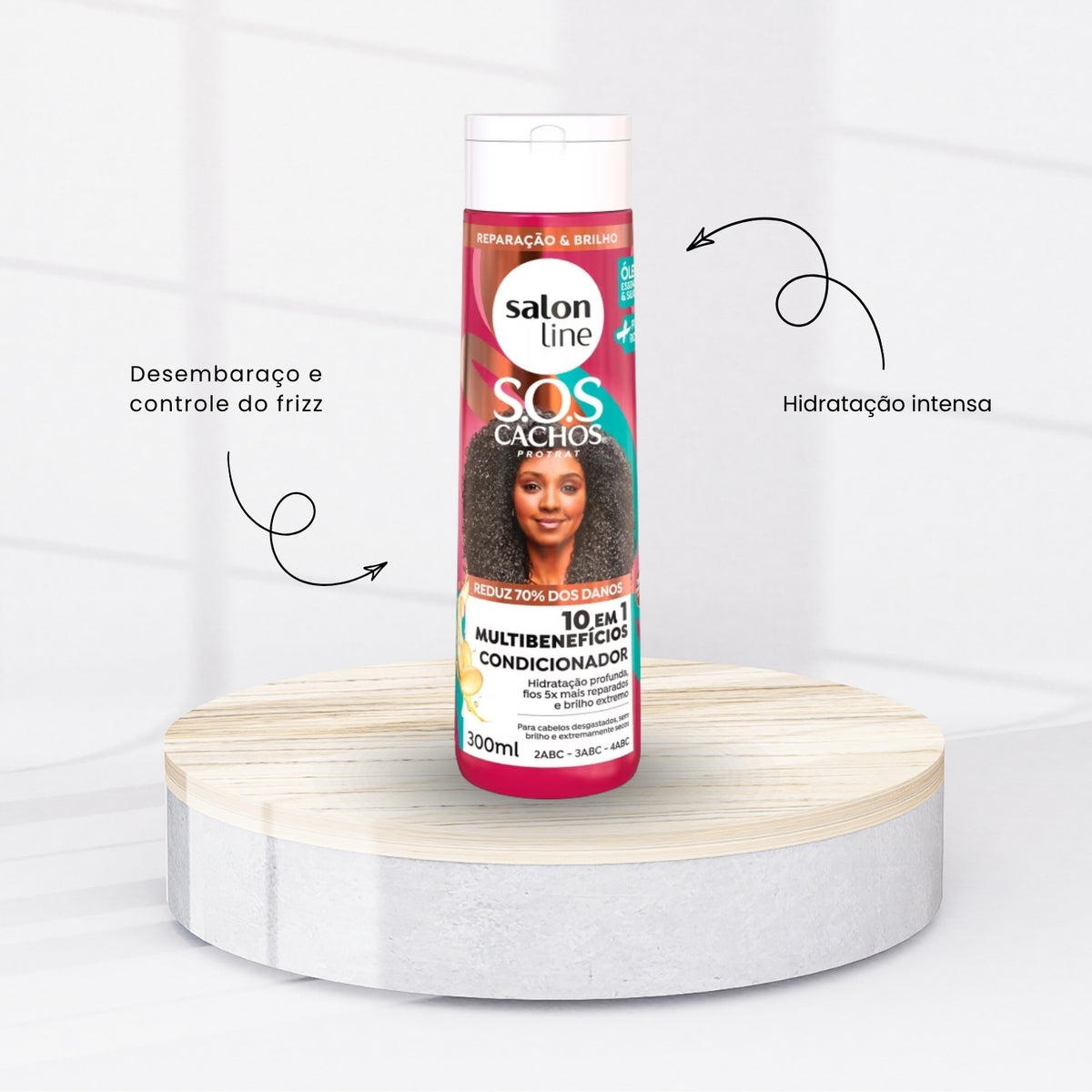 Salon Line S.O.S Cachos Multibenefícios Condicionador 300ml