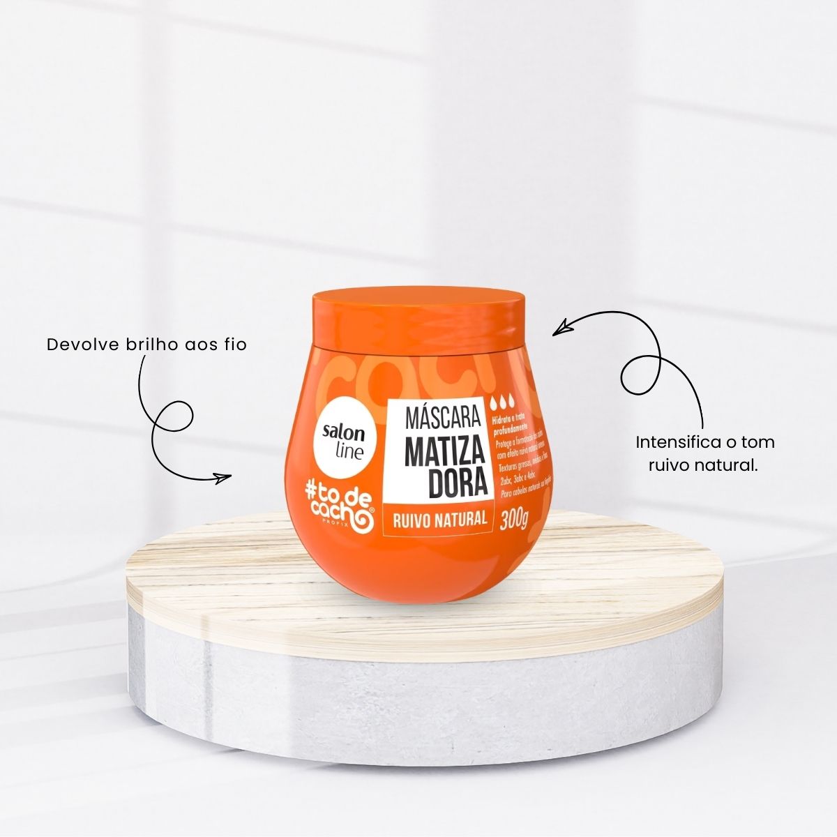 Máscara Matizadora Salon Line #todecacho Ruivo Natural 300 g