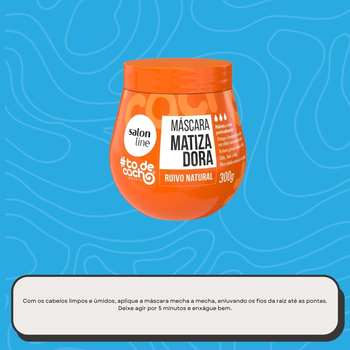 Máscara Matizadora Salon Line #todecacho Ruivo Natural 300 g