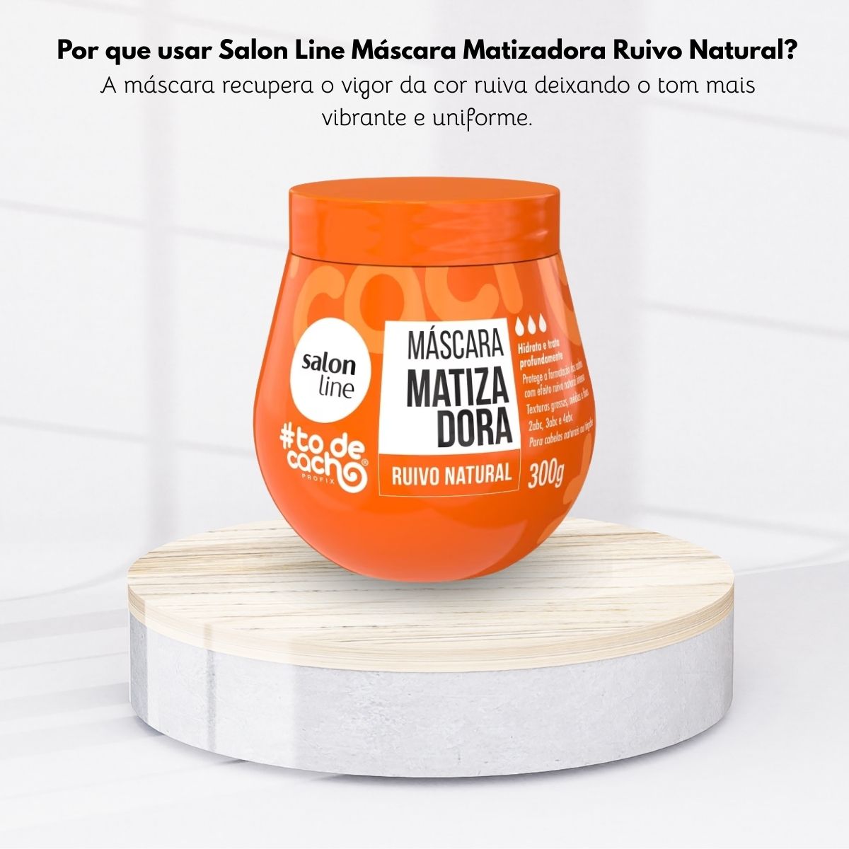 Máscara Matizadora Salon Line #todecacho Ruivo Natural 300 g