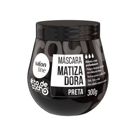 Máscara Matizadora Salon Line #todecacho Preta 300 g