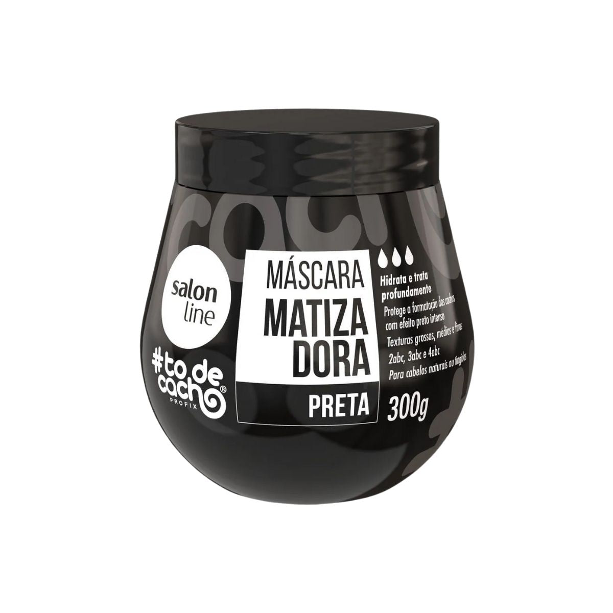 Máscara Matizadora Salon Line #todecacho Preta 300 g