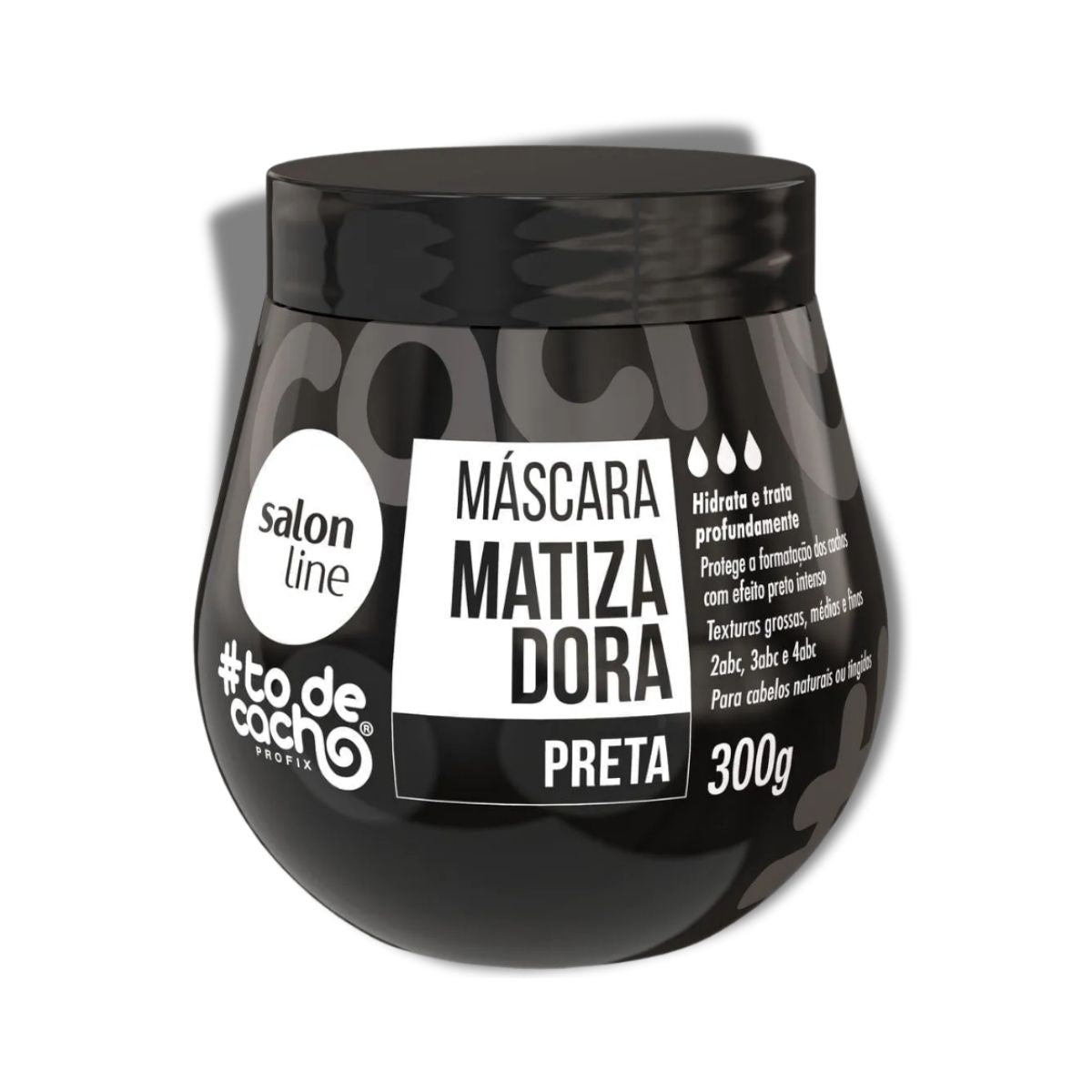 Máscara Matizadora Salon Line #todecacho Preta 300 g
