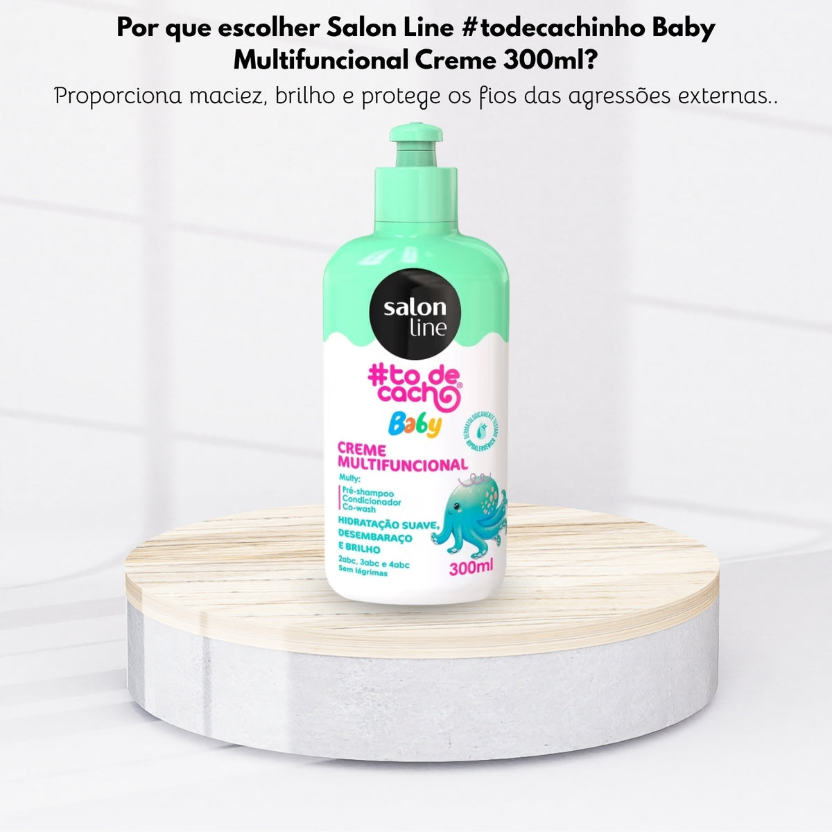 Pré Shampoo Salon Line #todecachinho Baby Creme Multifuncional Co-Wash e Condicionador 300 ml