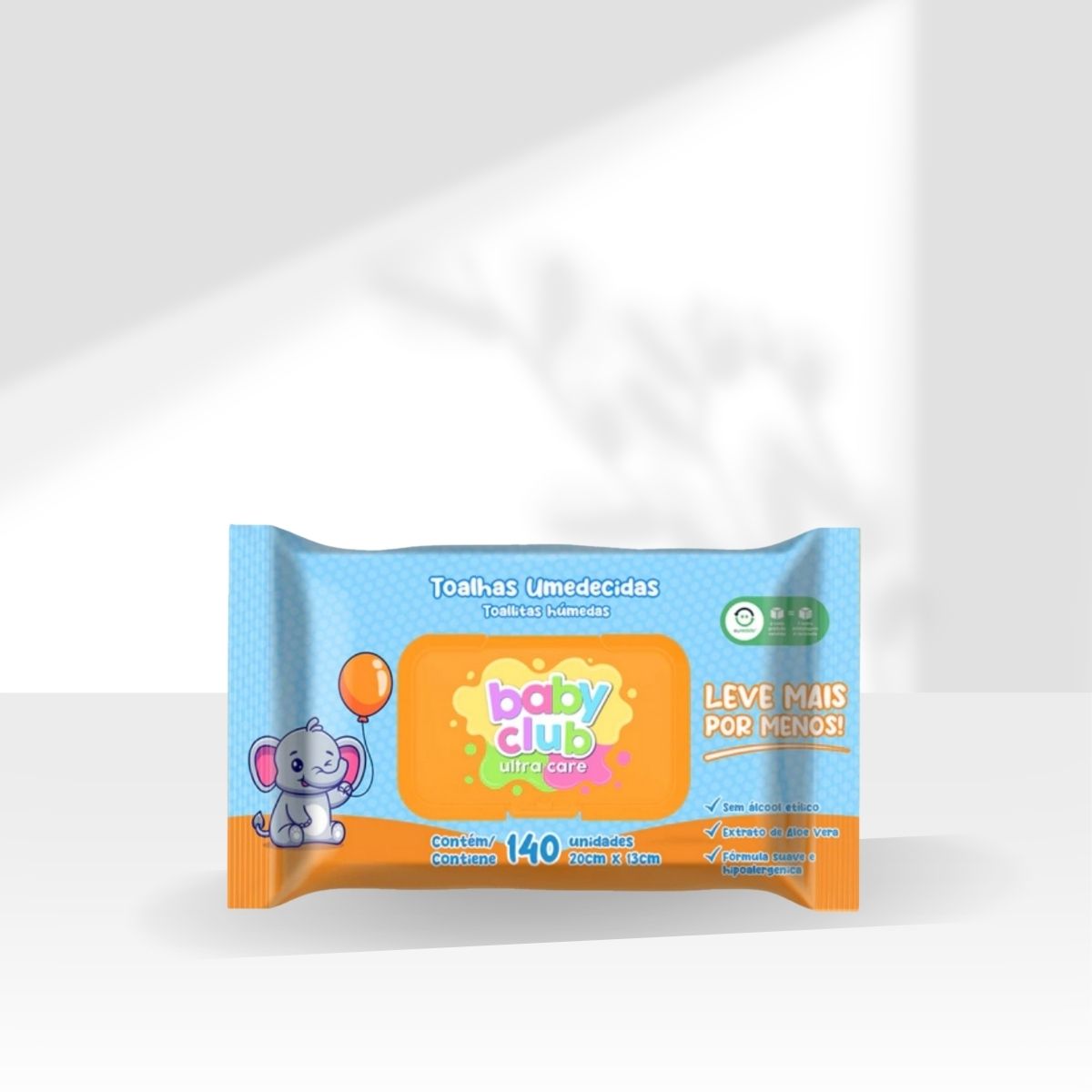 Baby Club Toalhas Umedecidas Tradicional 140 Folhas