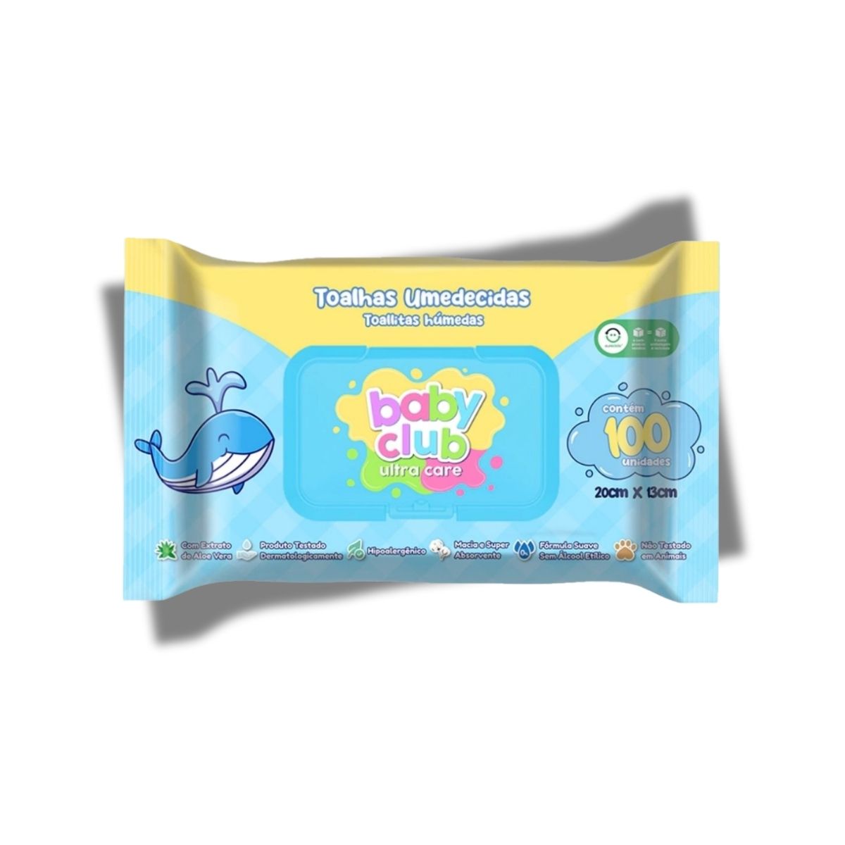 Baby Club Toalhas Umedecidas Premium 100 Folhas