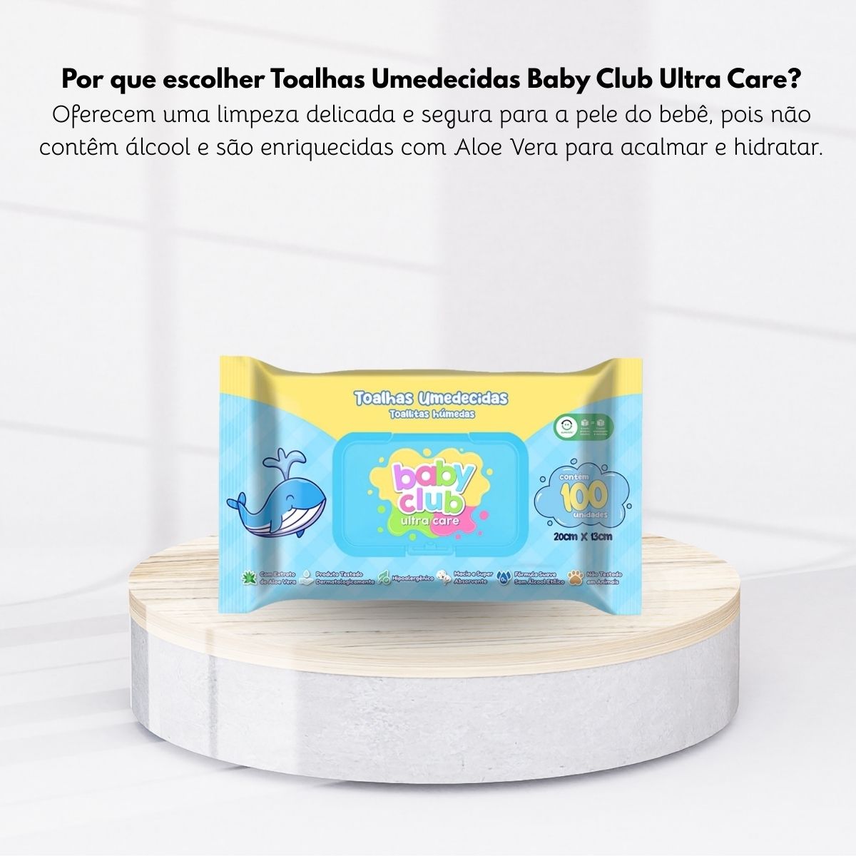 Baby Club Toalhas Umedecidas Premium 100 Folhas