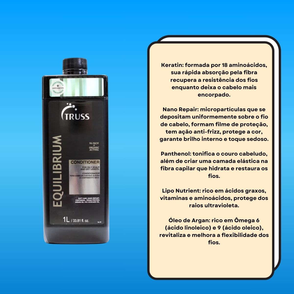 Condicionador Truss Equilibrium 1 Litro