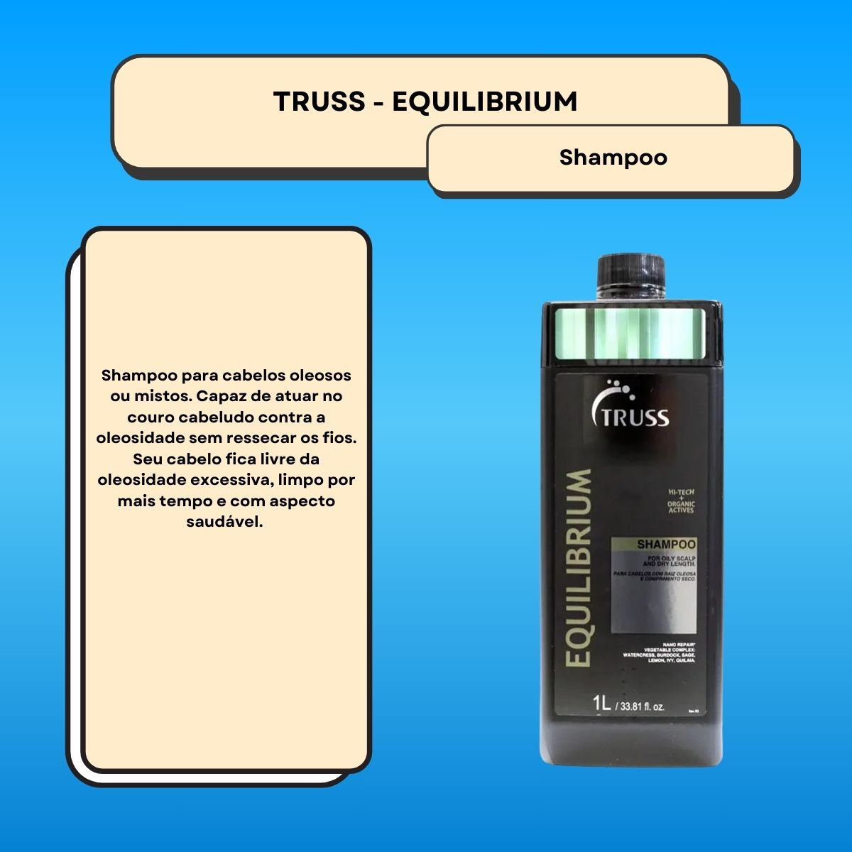 Shampoo Truss Equilibrium 1 Litro