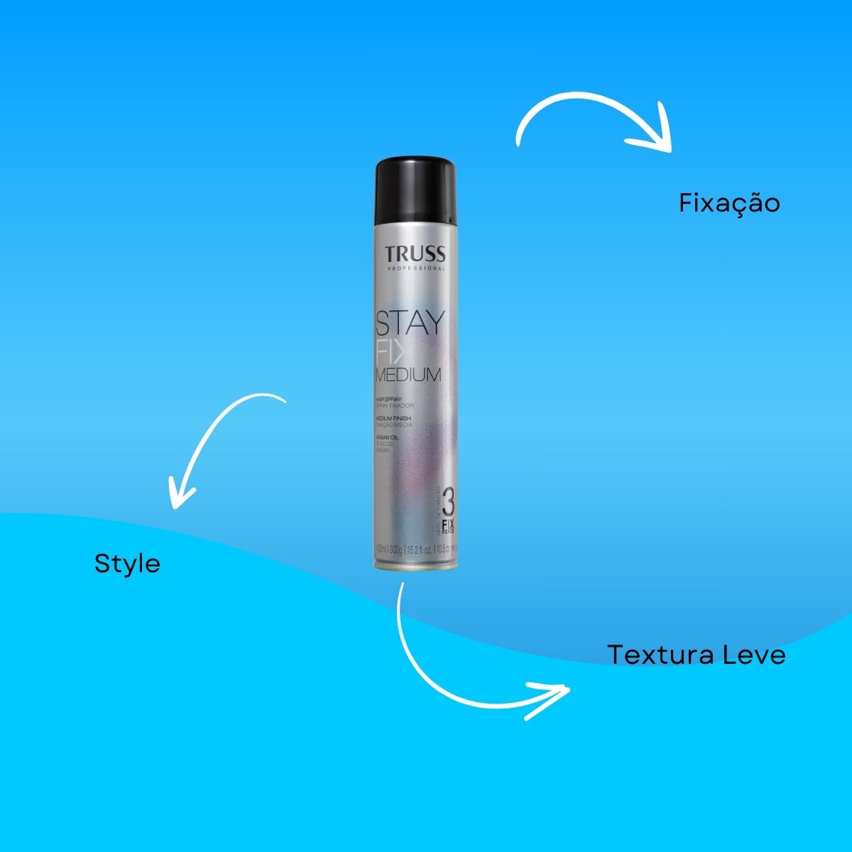 Spray Truss Stay Fix Medium Fixador 450 ml