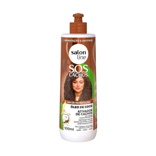 Salon Line SOS Cachos Óleo de Coco Ativador de Cachos 500ml