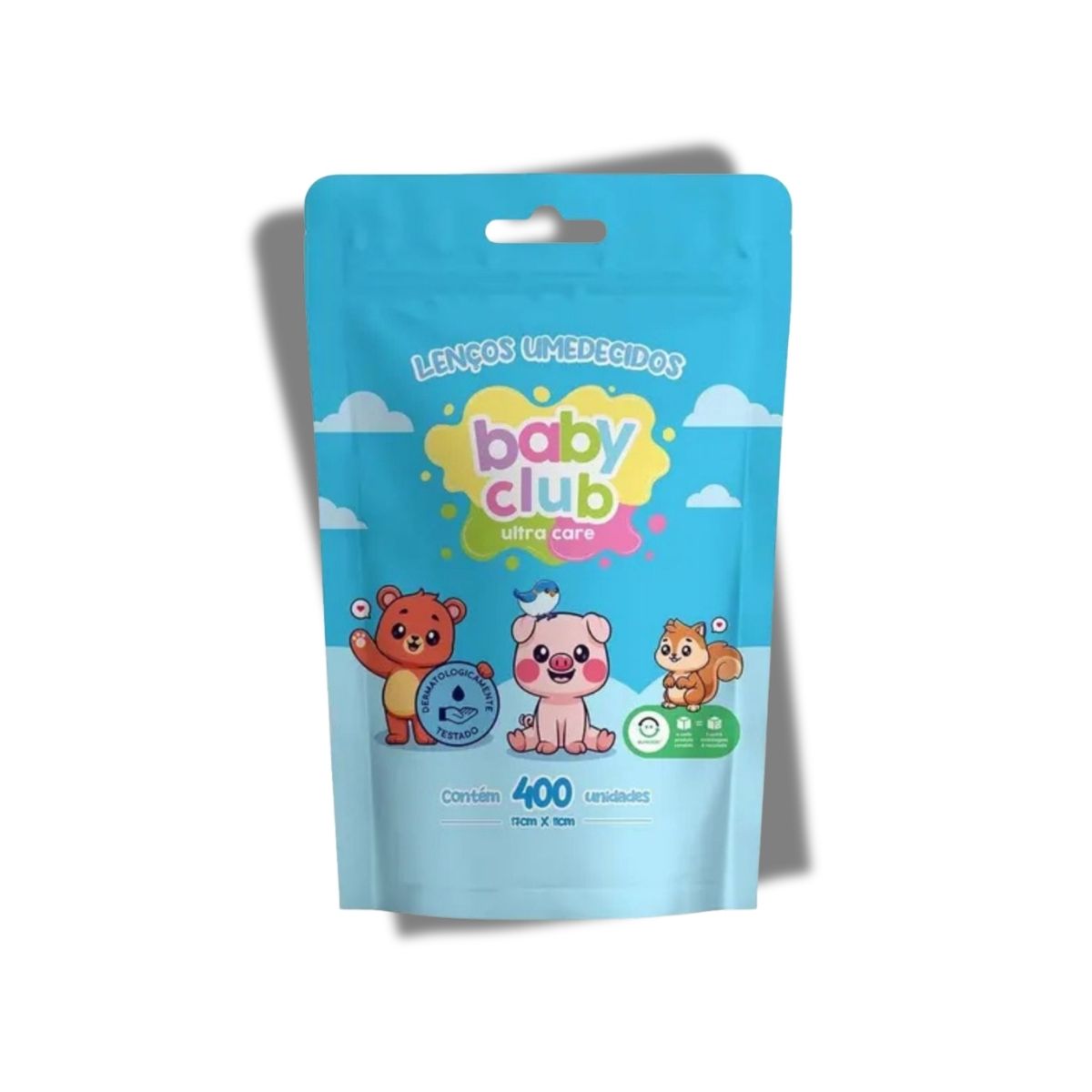 Baby Club Lenços Umedecidos Refil 400 Folhas