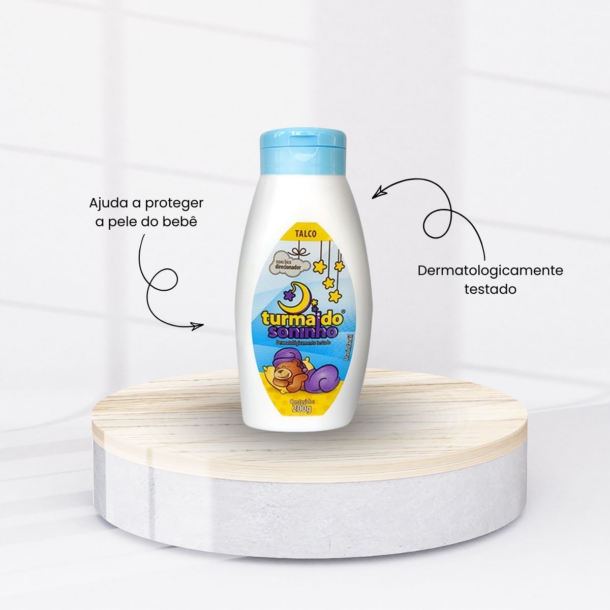Talco Turma do Soninho Azul 200 g