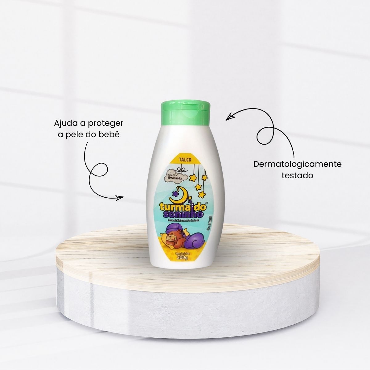 Talco Turma do Soninho Verde 200 g