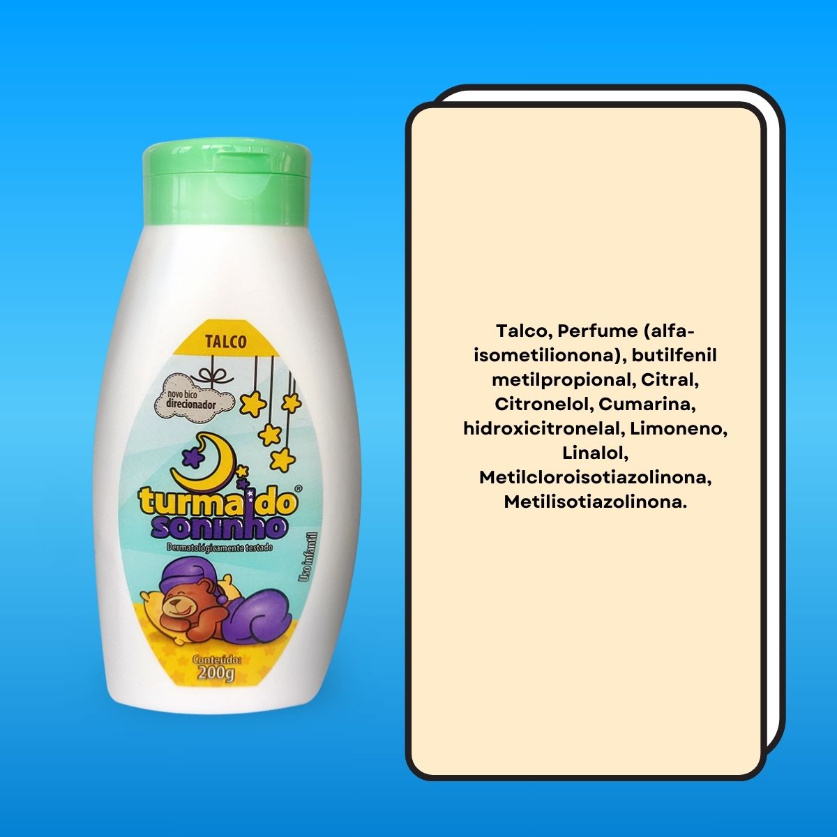 Talco Turma do Soninho Verde 200 g