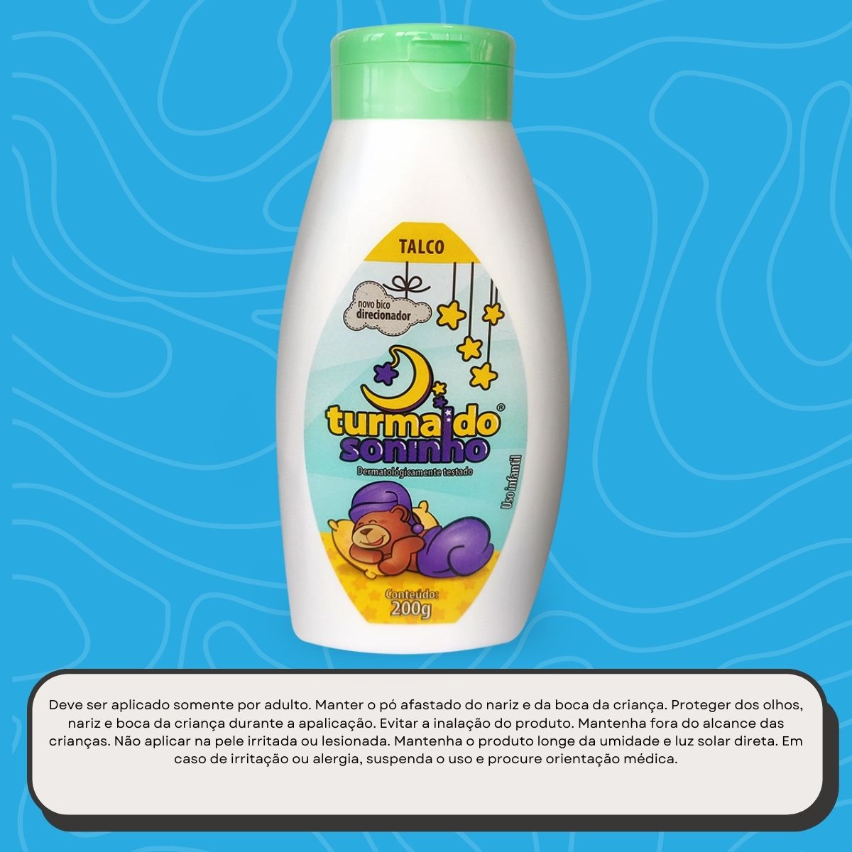 Talco Turma do Soninho Verde 200 g