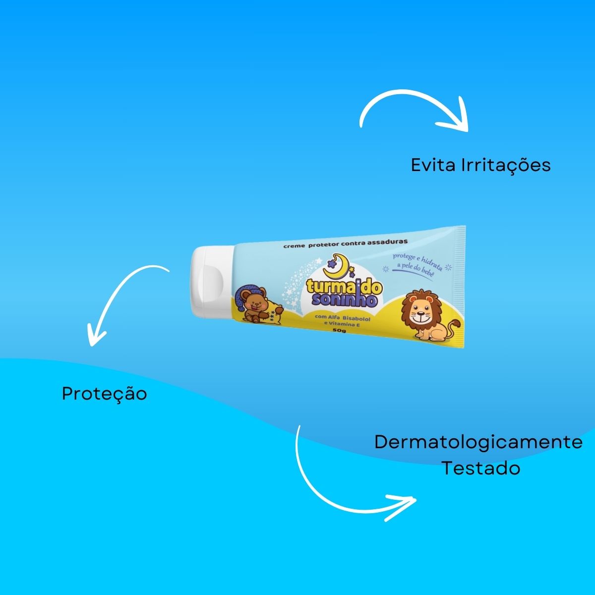 Turma do Soninho Creme Antiassadura 50 g