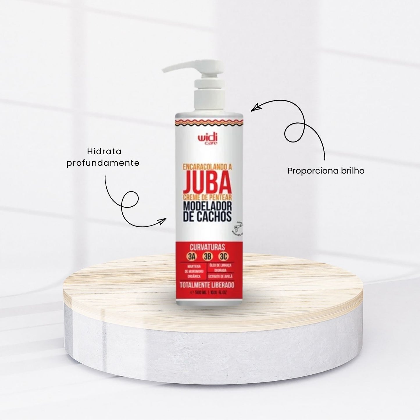 Kit Widi Care Encaracolando a Juba 2 Creme de Pentear 500 ml