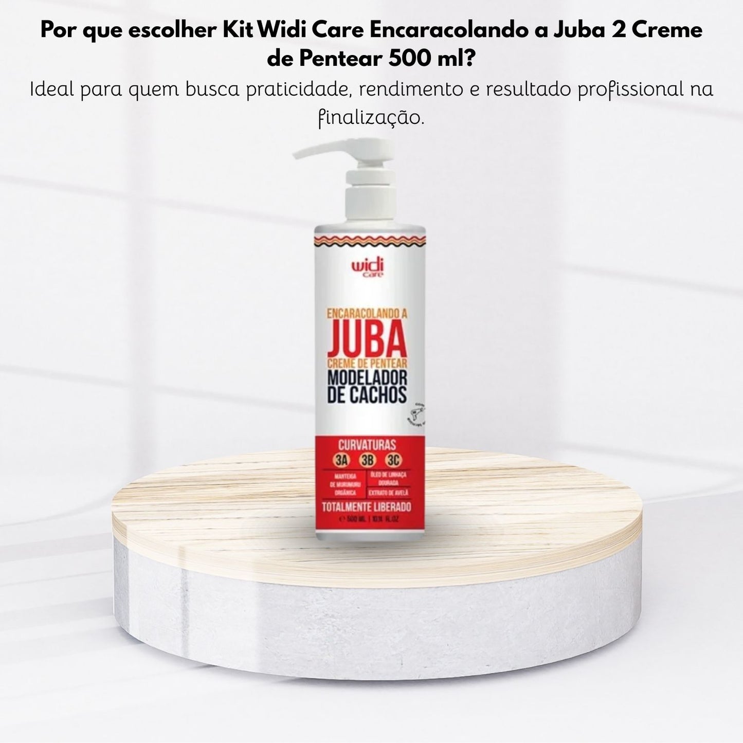 Kit Widi Care Encaracolando a Juba 2 Creme de Pentear 500 ml