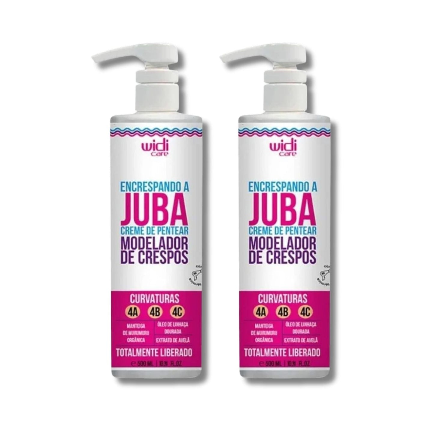 Kit Widi Care Encrespando a Juba 2 Creme de Pentear 500 ml