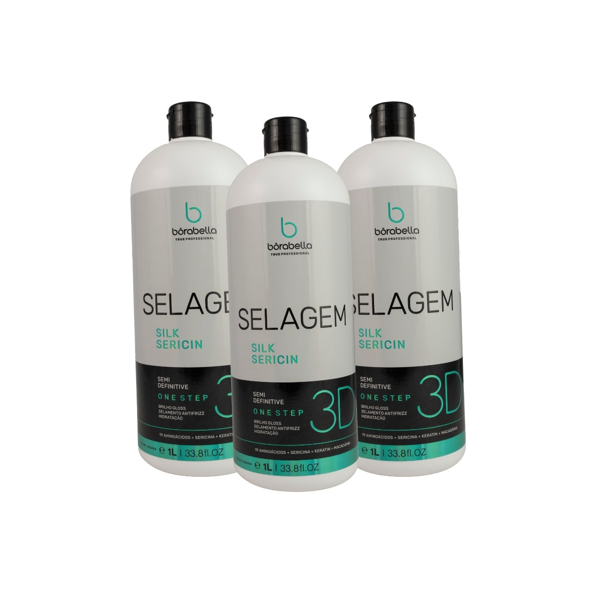 Kit Bórabella 3 Selagem 3D Semi Definitiva Sem Formol 1 Litro