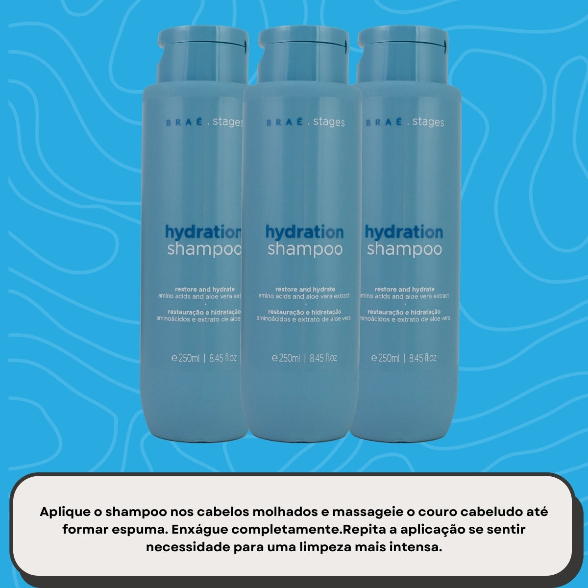 Kit Braé Stages Hydration 3 Shampoo 250 ml