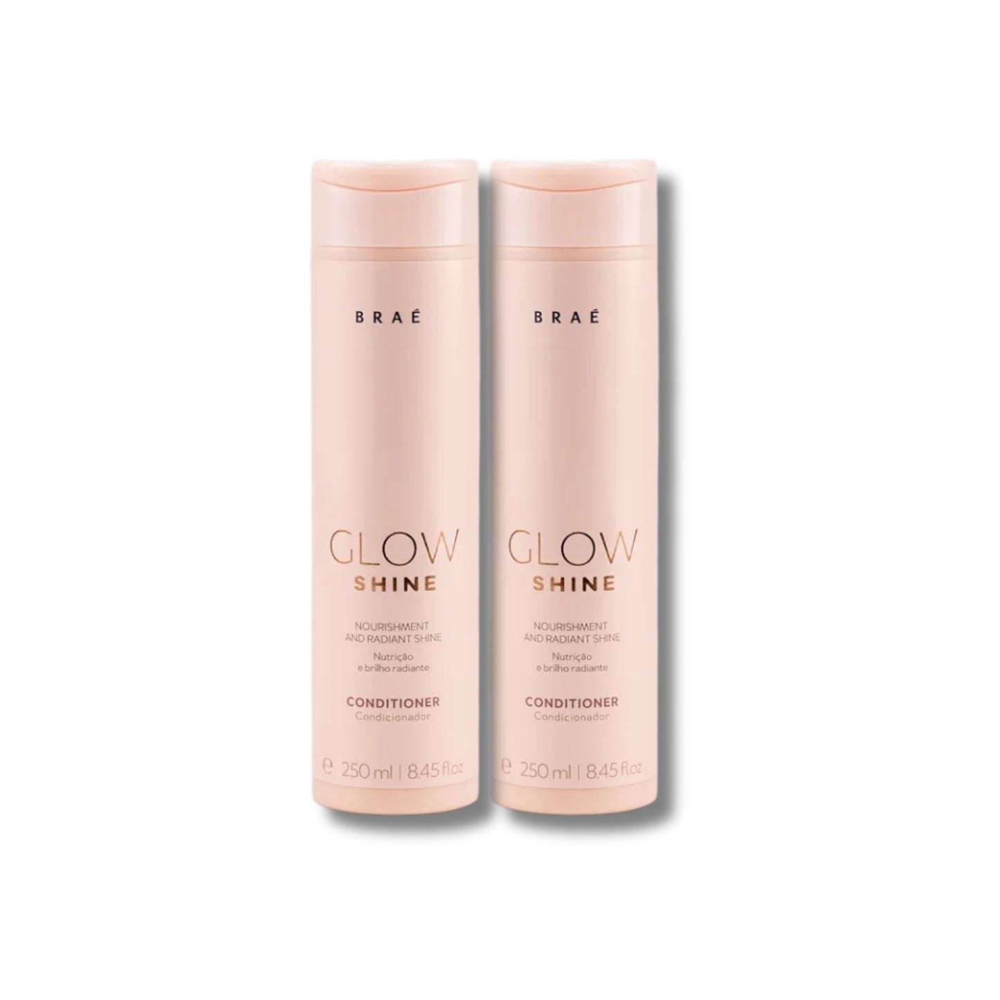 Kit Braé Glow Shine Nutrição e Brilho 2 Condicionador 250 ml