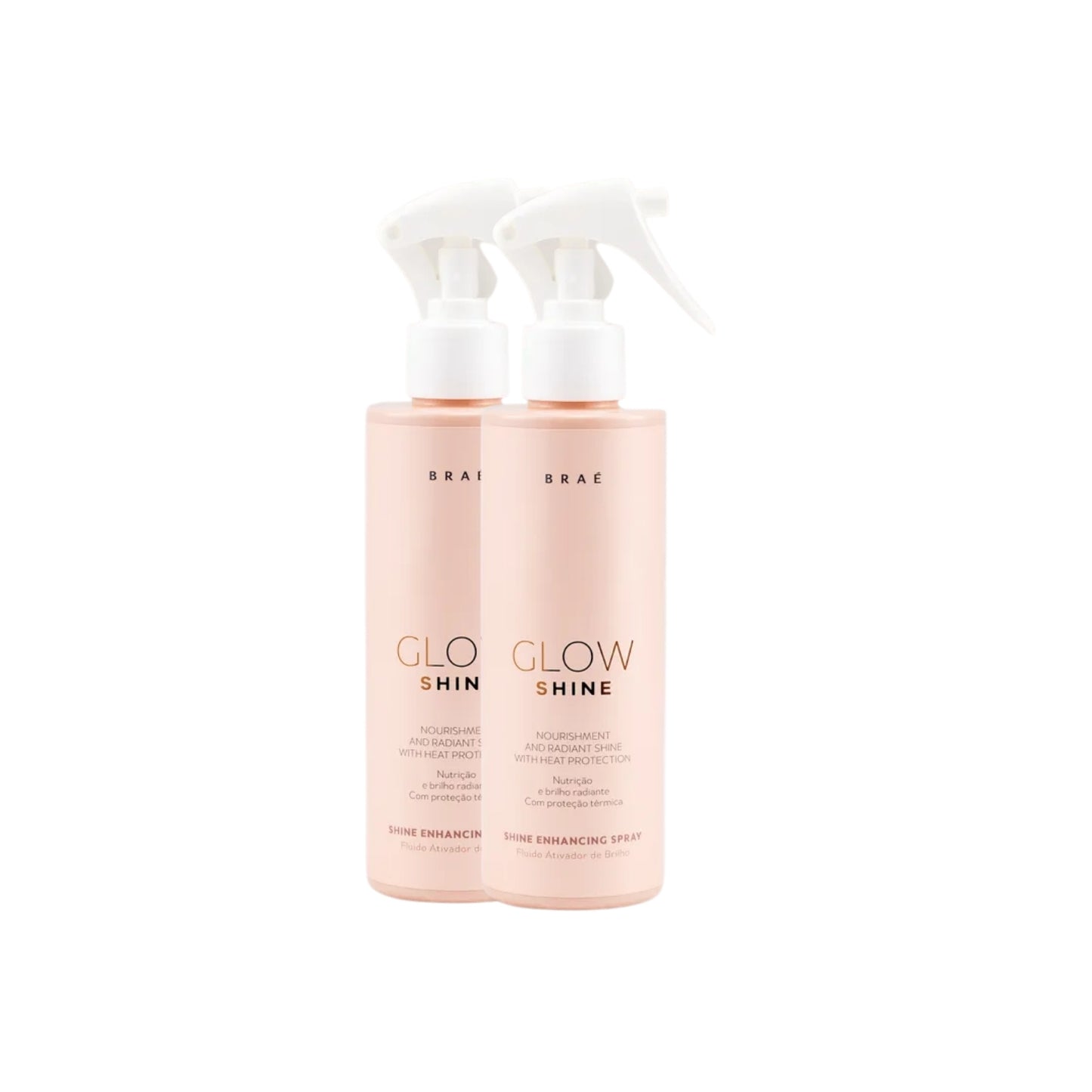 Kit Braé Glow Shine Nutrição e Brilho 2 Fluído 200 ml
