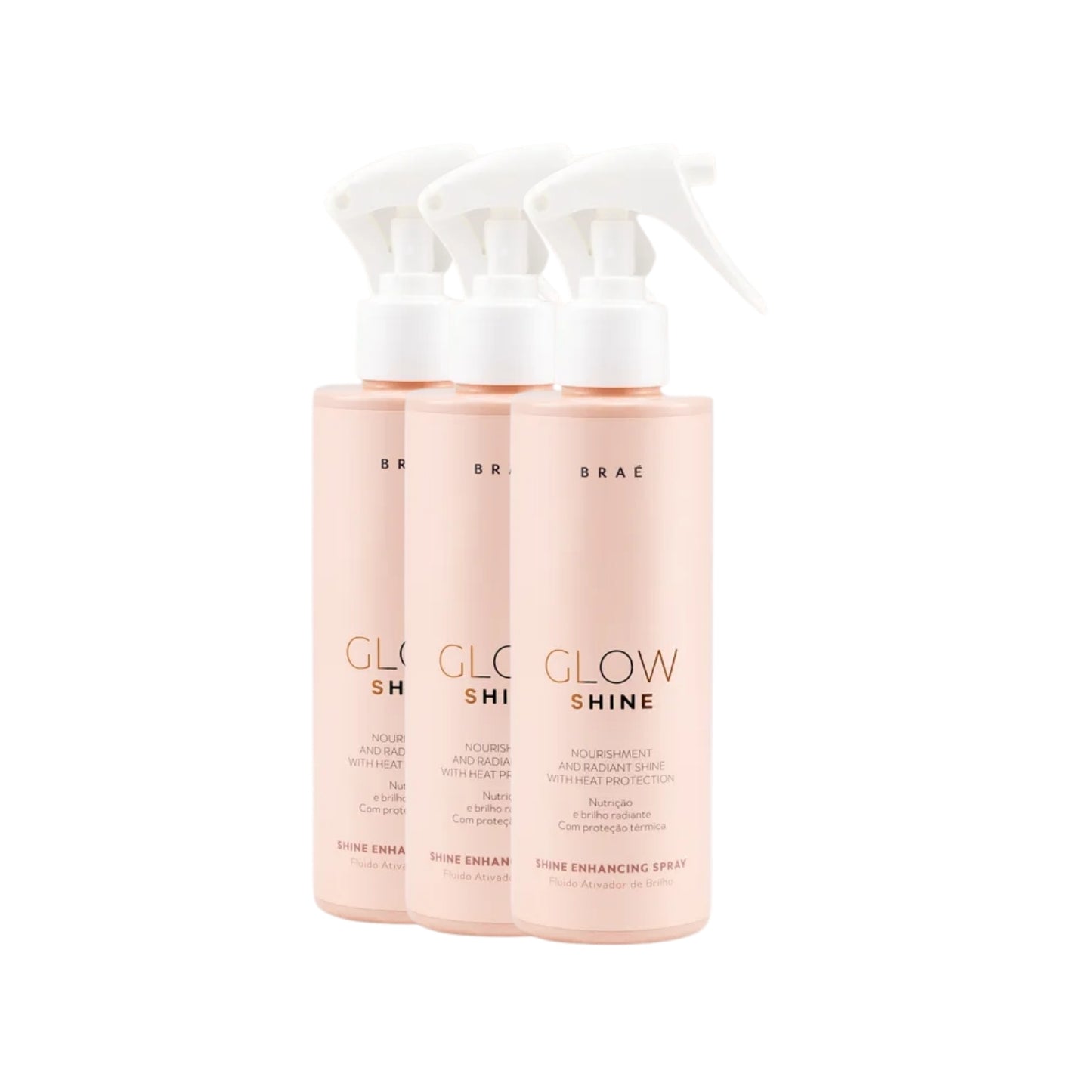 Kit Braé Glow Shine Nutrição e Brilho 3 Fluído 200 ml