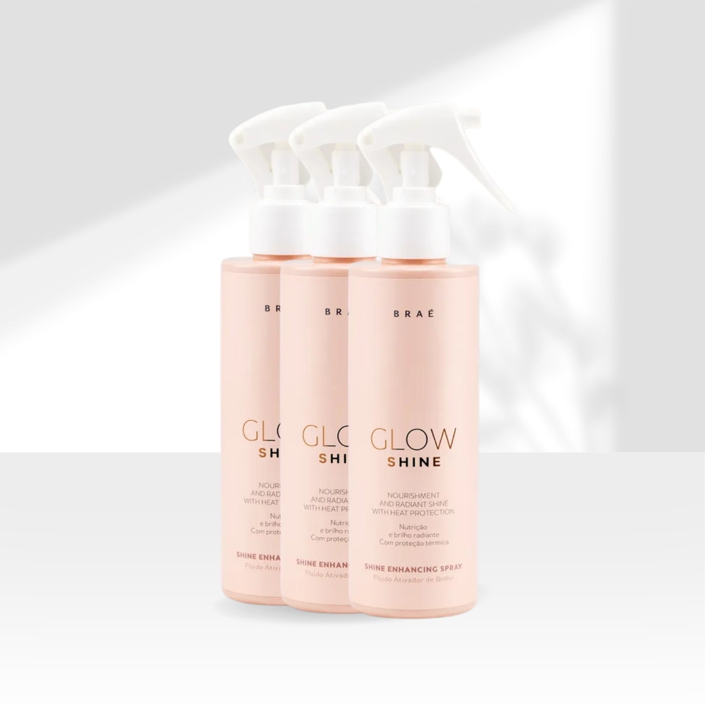 Kit Braé Glow Shine Nutrição e Brilho 3 Fluído 200 ml