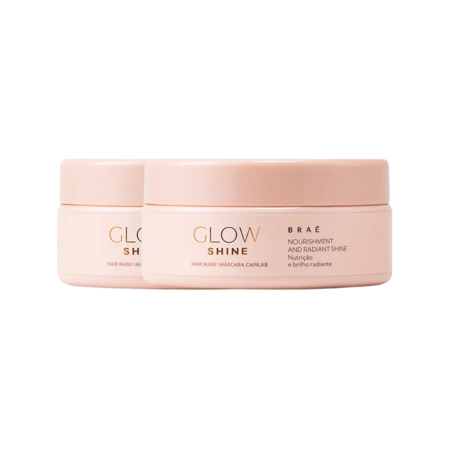Kit Braé Glow Shine Nutrição e Brilho 2 Máscara 200 g